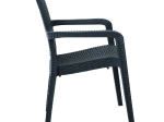 LORA ΠΟΛΥΘΡΟΝΑ ΚΗΠΟΥ ΣΤΟΙΒΑΖΟΜΕΝΗ, PP (RATTAN LOOK) ΑΠΟΧΡΩΣΗ ΑΝΘΡΑΚΙ