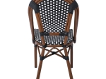 PARIS ΚΑΡΕΚΛΑ BISTRO ΑΛΟΥΜΙΝΙΟ ΚΑΡΥΔΙ, WICKER ΜΑΥΡΟ - ΑΣΠΡΟ, ΣΤΟΙΒΑΖΟΜΕΝΗ