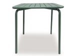 BRIO SLAT ΤΡΑΠΕΖΙ-PRO ΚΗΠΟΥ - ΒΕΡΑΝΤΑΣ, ΜΕΤΑΛΛΟ ΒΑΦΗ SANDY GREEN 5635C