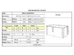 BRIO SLAT ΤΡΑΠΕΖΙ-PRO ΚΗΠΟΥ - ΒΕΡΑΝΤΑΣ, ΜΕΤΑΛΛΟ ΒΑΦΗ SANDY BLUE 5415C