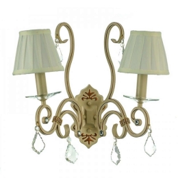 Φωτιστικό Τοίχου-Απλίκα 43308-2 37x41cm 2xΕ14 Beige Inlight