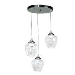 Φωτιστικό Οροφής 4474-3 30x90cm 3xΕ27 Nickel Inlight