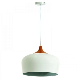 Φωτιστικό Οροφής 4387 35x35cm 1xE27 White Inlight