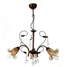 Φωτιστικό Οροφής 5300-3 60x25cm 3xΕ14 Bronze Inlight