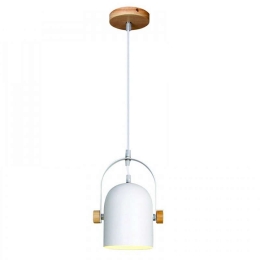 Φωτιστικό Οροφής 6130-1 11,5x22cm 1xΕ27 White Inlight