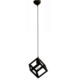 Φωτιστικό Οροφής 4400 26x26cm 1xΕ27 Black Inlight