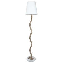 Φωτιστικό Δαπέδου 45364 27x138cm 1xΕ27 White Inlight Σχοινί,Μέταλλο