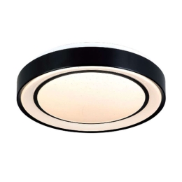 Φωτιστικό Οροφής-Πλαφονιέρα Led 42179-A 50x8cm 2900Lm Black Inlight Μέταλλο,Ακρυλικό