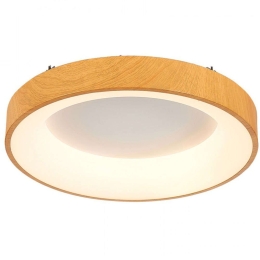 Πλαφονιέρα Οροφής 42178-Α 56cm Led 4650Lm 58W 4000K Brown-White Inlight