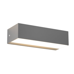 Φωτιστικό Τοίχου Martin 80200830 Led 9W 17x4,6cm 3000K-6000K 600lm Grey ItLighting