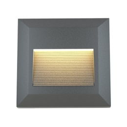 Φωτιστικό Τοίχου Salmon 80201840 Led 2W 3000-6000K 100lm 12.4x12.4cm Anthracite ItLighting