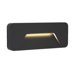 Φωτιστικό Τοίχου Kentucky 80202040 Led 3W 22x8cm 3000-6000K 180lm Anthracite ItLighting