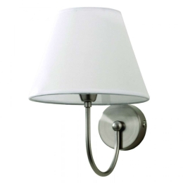 Φωτιστικό Τοίχου - Απλίκα 43022 19x15cm 1xE14 Nickel-White Inlight