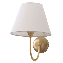 Φωτιστικό Τοίχου - Απλίκα 43022 19x15cm 1xE14 Matte Gold-White Inlight