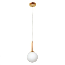 Φωτιστικό Οροφής 4016-1 Φ13x110cm 1xG9 Gold-White Inlight