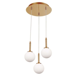 Φωτιστικό Οροφής 4016-3-ROSETTE 30x110cm 3xG9 Gold-White Inlight