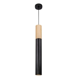 Φωτιστικό Οροφής 4017-BL 8x50cm 1xGU10 Black-Brown Inlight