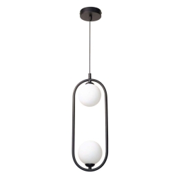 Φωτιστικό Οροφής 4023-BL 15x40cm 2xG9 Black-White Inlight