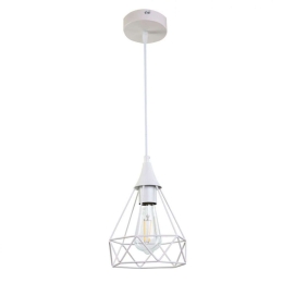 Φωτιστικό Οροφής 4024-WH 16x26cm 1xE27 White Inlight