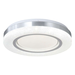 Φωτιστικό Οροφής 42016-Α 50x7cm Dim Led 5400Lm 72W 3000K/4000K/6000K Silver-White Inlight