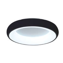 Φωτιστικό Οροφής 42020-B-Black 40x8cm Dim Led 4050Lm 54W 3000K/4000K/6000K Black-White Inlight