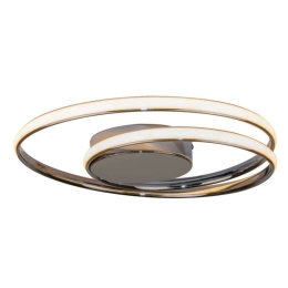 Φωτιστικό Οροφής 42028-CH 55cm Led 2900Lm 36W 3000K Chrome Inlight