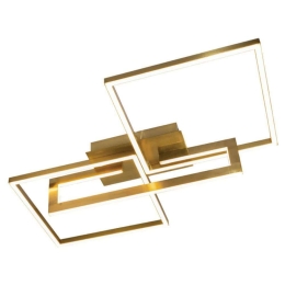 Φωτιστικό Οροφής 6054-GL 70cm Dim Led 3600Lm 45W 3000Κ Gold Inlight