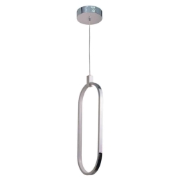Φωτιστικό Οροφής 6059-CH 17x52cm Led 1100Lm 14W 3000K Chrome Inlight