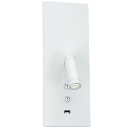 Φωτιστικό Τοίχου - Απλίκα 43403 12x30cm Led 8W 3000K White Inlight
