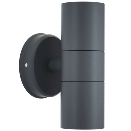 Φωτιστικό Τοίχου Ouachita 80200644 11,3x7,3x15,2cm 2xGU10 Anthracite ItLighting