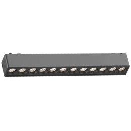 Γραμμικό Φωτιστικό Μαγνητικής Ράγας T04605-BL 23x2,6x2,4cm Led 960lm 12W Black Inlight