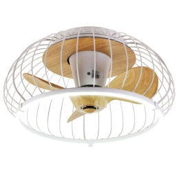Ανεμιστήρας Ορόφης Minnewanka 101000710 Φ70x32cm Με Φως Dim Led 72W White-Natural Itlighting Διάμετρος 70cm