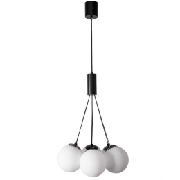 Φωτιστικό Οροφής 6087-6-BL 38cm 6xG9 Black-White Inlight
