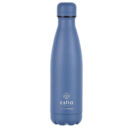 Ισοθερμικό Μπουκάλι Travel Flask 01-18009 Save Aegean 500Ml Ανοξείδωτο Ατσάλι Denim Blue Estia
