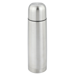 Θερμός Με Βαλβίδα 01-8307 750Ml Ανοξείδωτο Ατσάλι Silver Estia