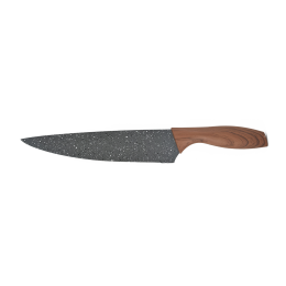 Μαχαίρι Chef 01-2749 Stone Ανοξείδωτο Ατσάλι Silver-Brown Estia Ανοξείδωτο Ατσάλι