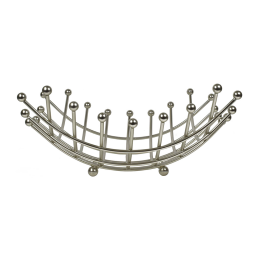 Φρουτιέρα Elegant 01-5665 Μέταλλο Nickel Estia Μέταλλο