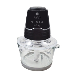Πολυκόπτης Infinity 06-9922 500W 1.5Lt Black Estia Γυαλί