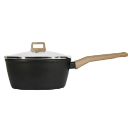 Γαλατιέρα Φ18cm Earth 01-10195 Black Estia 18cm Αλουμίνιο