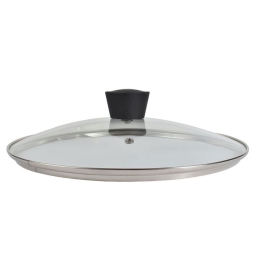 Καπάκι Μαγειρικών Σκευών Magma 01-6198 Φ28cm Γυάλινο Clear Estia Γυαλί