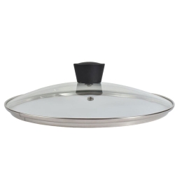 Καπάκι Μαγειρικών Σκευών Magma 01-6204 Φ30cm Γυάλινο Clear Estia Γυαλί