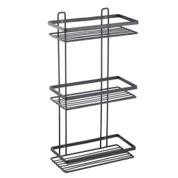 Εταζέρα 3 Θέσεων Elegant 02-8710 25x12x46cm Black Estia Ανοξείδωτο Ατσάλι