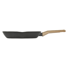 Τηγάνι Γκριλιέρα Earth 01-10164 Φ28cm Black Estia 28cm Αλουμίνιο