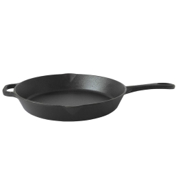 Τηγάνι Από Μαντέμι Iron 01-4484 Φ30cm Black Estia 30cm Μαντέμι