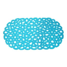 Αντιολισθητικό Μπάνιου Eco 02-11598 68x35cm Blue Estia 35Χ68 PVC