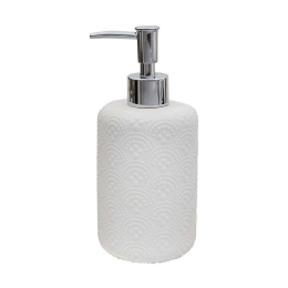 Δοχείο Κρεμοσάπουνου 02-11475 500ml White Estia Πηλός