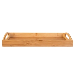 Δίσκος Σερβιρίσματος Με Λαβές Essentials 01-12953 44x29,5x5,5cm Natural Estia Bamboo