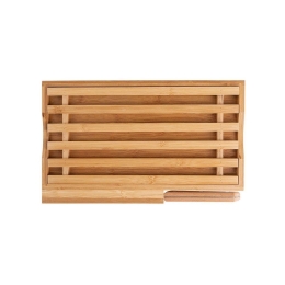Επιφάνεια Κοπής Με Μαχαίρι Ψωμιού Essentials 01-12946 35,5x22x3,5cm Natural Estia Bamboo