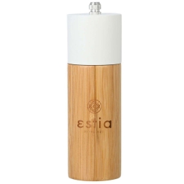 Μύλος Αλατιού-Πιπεριού Bamboo 01-19631 5x16cm White-Natural Estia Bamboo