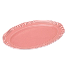 Πιατέλα Σερβιρίσματος Οβάλ Athénée 07-13585 25cm Rose Estia Πορσελάνη